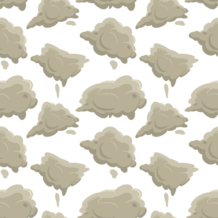 Smoke Seamless Patternのイラスト素材