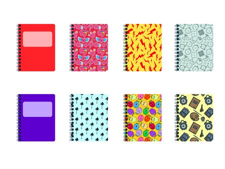 Set of colored covers. Modern Decoration shapes and figures for web, print, patterns branding illustrationの写真素材
