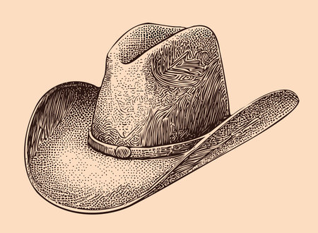 Hat sketch hand drawn in doodle style Vector illustrationのイラスト素材