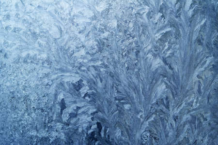 frosty pattern on the window