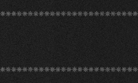asphalt background with painted snowflakesの写真素材