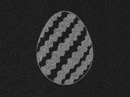 easter egg asphalt backgroundの写真素材