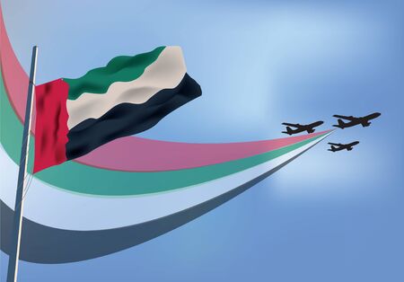 UAE National Dayのイラスト素材