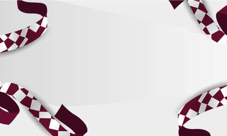 Bright, colorful geometric background, vector illustration, ribbons with geometric pattern, vectorのイラスト素材