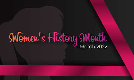 Women's history Month, March 2022, vector illustration