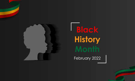 Black History Month. African American history. In February in the USA and Canada. Vector...