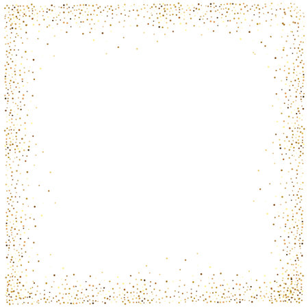 Gold glitter square frame, glitterのイラスト素材