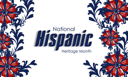 Hispanic National Heritage Month in September and October. Hispanic and Latino culture. Latin American patterns. Vectorのイラスト素材