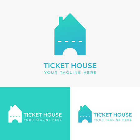 set of house logo design template. vector illustration eps 10.のイラスト素材