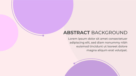 Abstract background with circles and place for your text. Vector illustration.のイラスト素材