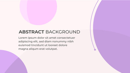 Abstract background with circles and place for your text. Vector illustration.のイラスト素材