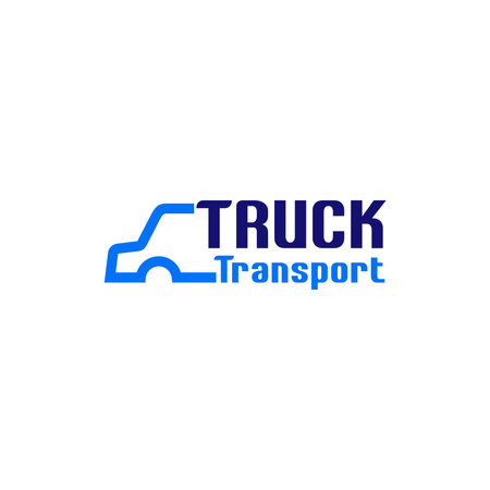 truck shop logo design vector template. car shop logotype iconのイラスト素材