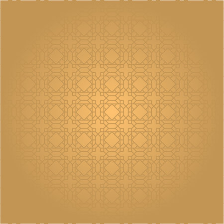 Gold background with arabic pattern. Vector illustration for your designのイラスト素材