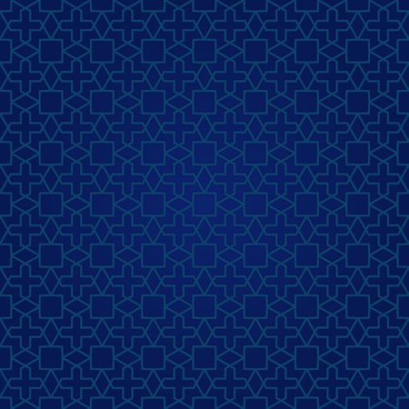 Seamless geometric pattern. Blue color. Vector illustration for your design.のイラスト素材
