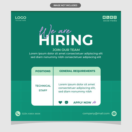 stylish social media post template design in flat style. Vector illustrationのイラスト素材