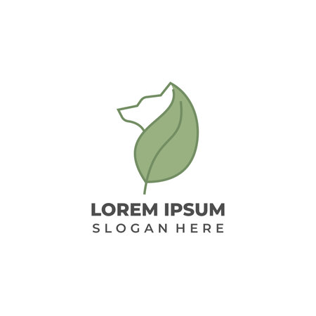 Leaf logo design vector template. Nature leaf logo design concept.のイラスト素材