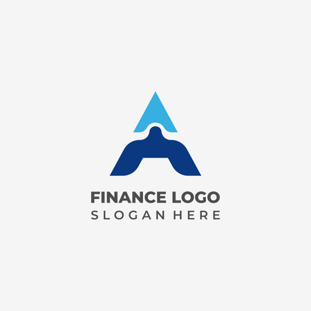 letter A logo design template vector icon element, business corporate sign, letter A logoのイラスト素材