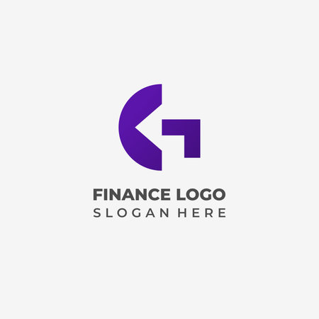 Finance logo template vector icon element isolated - vector illustration,eps10のイラスト素材