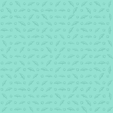 Vector forest tree pattern. Camping theme nature silhouette seamless background outdoor designのイラスト素材