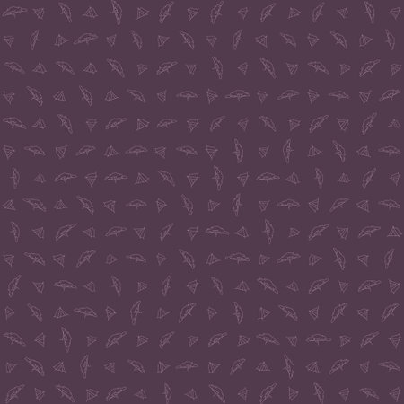 Vector pattern tree and tent. Camping theme nature silhouette seamless background outdoor designのイラスト素材