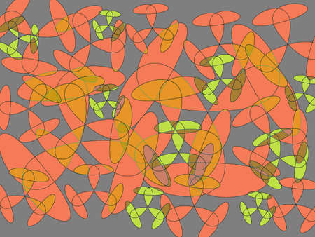 Modern  Colourful Abstract design on grey background
