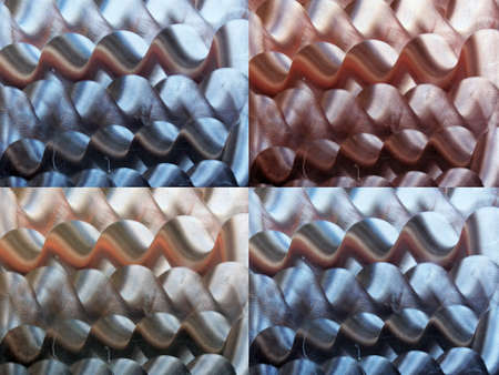 Collage of Modern abstract textured metallic design inblue  and pink   tonesの写真素材