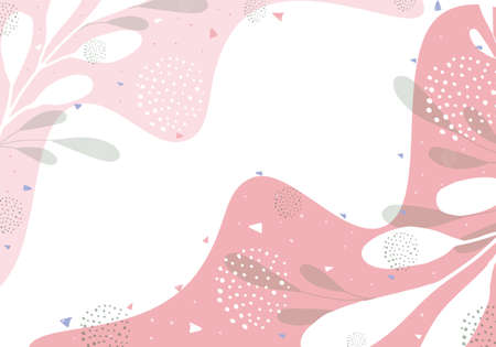 Modern universal artistic templates.International Women's Day and Holiday cards.Good for invitations,menu,card design. Spring wedding templates.March 8th.Abstract spring creative background. Vector illustrationのイラスト素材