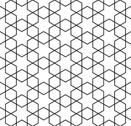 Seamless simple geometric pattern Vector illustration.のイラスト素材