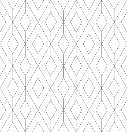 Beautiful pattern japanese shoji kumiko, great design for any purposes. Japanese pattern background vector. Japanese traditional wall, shoji.Extrafine lines.のイラスト素材