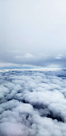 sky with clouds and sun sunrise above the skyの写真素材