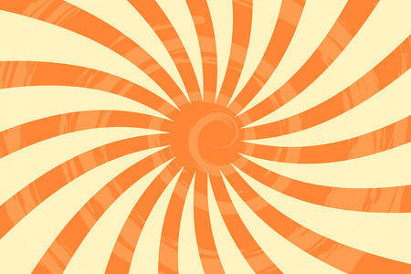 Retro background sun rays or spiral in the center, Candy pattern background, Vector illustrationのイラスト素材
