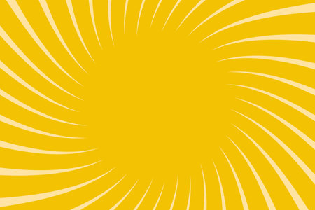 Sun rays background, psychedelic wavy retro 60s 70s design. Fun hippie background. Vector wallpaper templates. Circus poster templateのイラスト素材