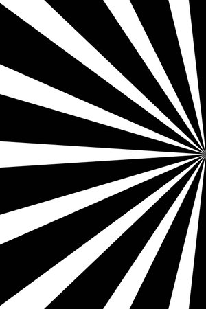Retro sunburst vector background. Grunge design element. Black and white backdropのイラスト素材