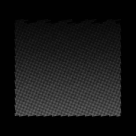 Pixel halftone texture with circles mosaic background, Vector grunge textureのイラスト素材