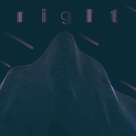 Vector illustration for album, vinyl or magazine cover