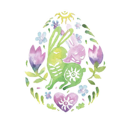 watercolor illustration. Drawn in a romantic style.の写真素材