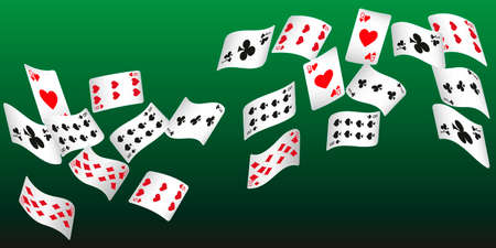 casino banners. Template for advertising parties, events in Vegas. The concept of winning or gambling. vector illustrationのイラスト素材