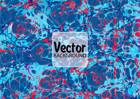 Beautiful abstract painting is a painting technique Ebru. Turkish Ebru style on the water with acrylic paints wring wave. Stylish combination of luxury.Contemporary art marble liquのイラスト素材