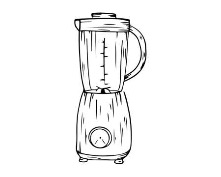 blender black outline vector. Blender for logoのイラスト素材