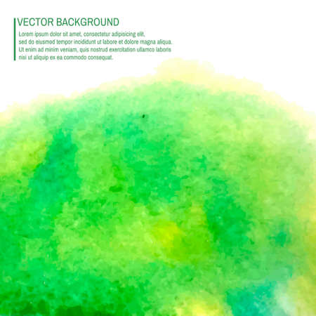 Colorful eco watercolor background with space for text. Vectorのイラスト素材