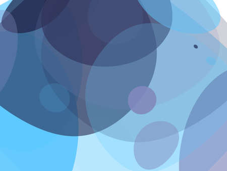 Abstract colorful background with bubbles of different sizes and shapes. Vector illustrationのイラスト素材