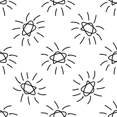Seamless pattern for printing on gift packaging and textile materials. Vector illustrationのイラスト素材