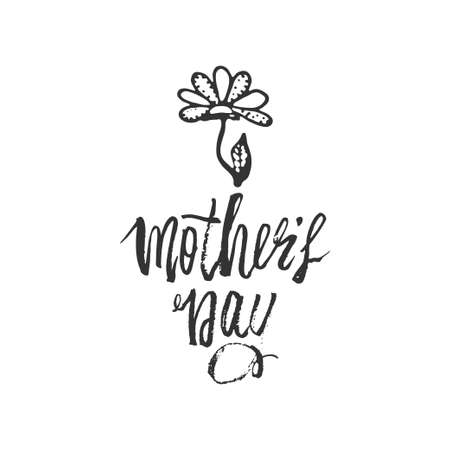 Happy Mother s Day design background. Lettering design. Greeting card. Calligraphy Background template for Mother s Day. Vectorのイラスト素材