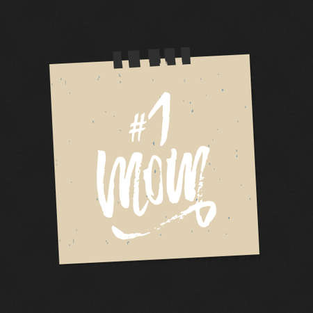 Happy Mother's Day design background. Lettering design. Greeting card. Calligraphy Background template for Mother's Day. Vector illustrationのイラスト素材