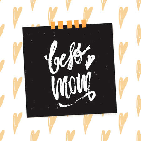 Happy Mother's Day design background. Lettering design. Greeting card. Calligraphy Background template for Mother's Day. Vector illustrationのイラスト素材