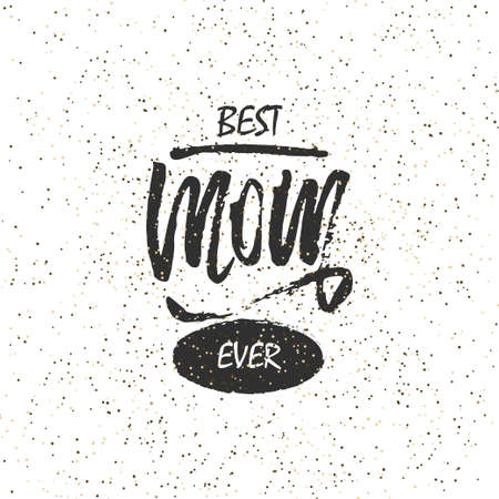 Happy Mother's Day design background. Lettering design. Greeting card. Calligraphy Background template for Mother's Day. Vector illustrationのイラスト素材