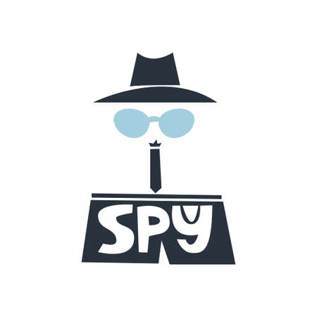 I spy sloganのイラスト素材