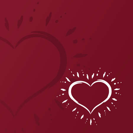 The valentine's day. Vector illustration. EPS8, all parts closed, possibility to edit.のイラスト素材