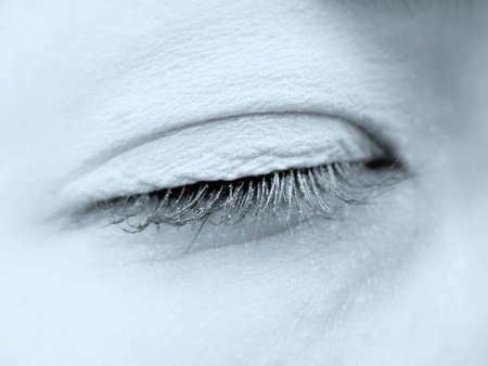 closed eyeの写真素材