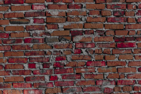 Colored brickwork that based on the brickwork of old rough bricks.